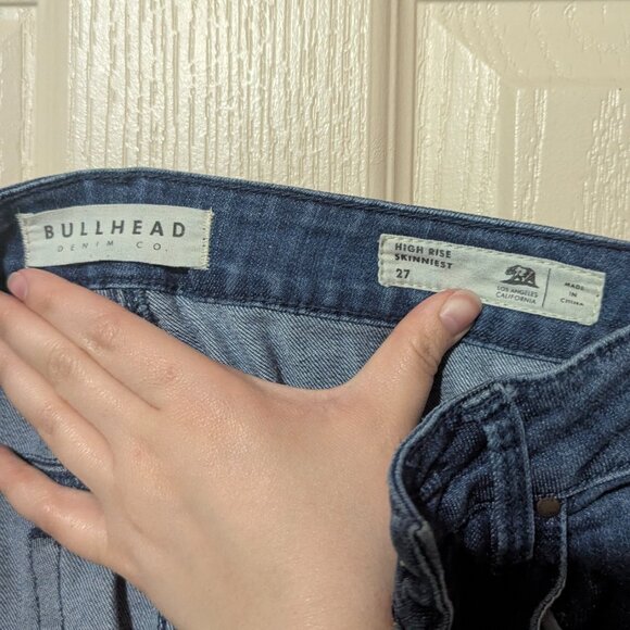 Bullhead Denim Co. High Rise Skinny Jeans Size 27 - Picture 3 of 3